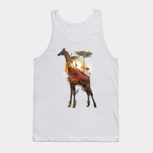 Giraffe Surreal Tank Top